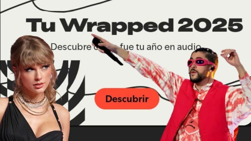 Bad Bunny Encabeza Spotify Wrapped 2025; Huntrix y Taylor Swift Dominan el Top Global