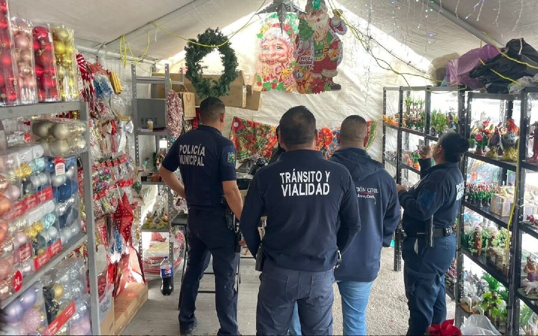 Operativo de Seguridad en Francisco I. Madero para Frenar la Venta de Pirotecnia