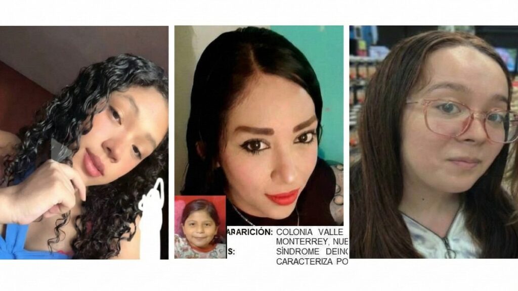 Desaparecidas en Nuevo León: Urgente búsqueda de tres mujeres, incluyendo a una menor de 17 años