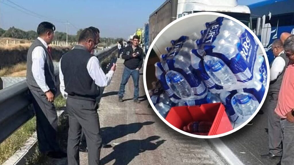 Especulación en Desastres: Agua a Precios Altos para Camioneros Atrapados en la Puebla-Orizaba