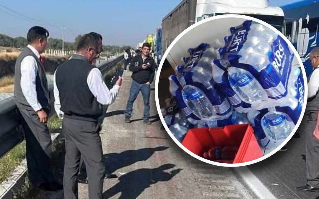 Especulación en Desastres: Agua a Precios Altos para Camioneros Atrapados en la Puebla-Orizaba