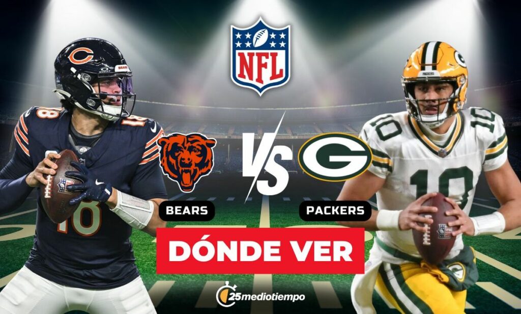 Chicago Bears vs. Green Bay Packers: Todo lo que necesitas saber sobre el partido en vivo de la Semana 14 NFL 2025