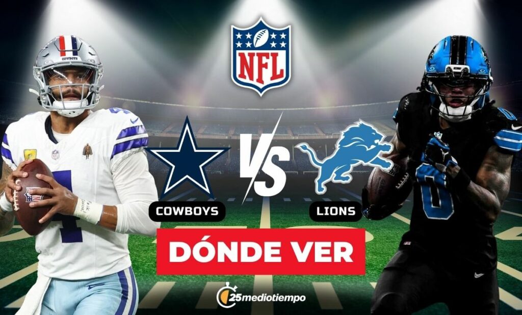 Cowboys vs. Lions: Horario y Dónde Ver EN VIVO Thursday Night Football en Semana 14 de la NFL