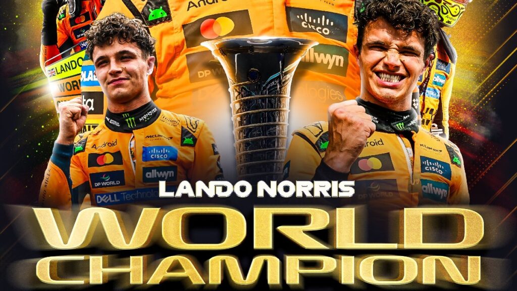 Lando Norris se consagra campeón mundial de Fórmula 1 tras un emocionante tercer lugar